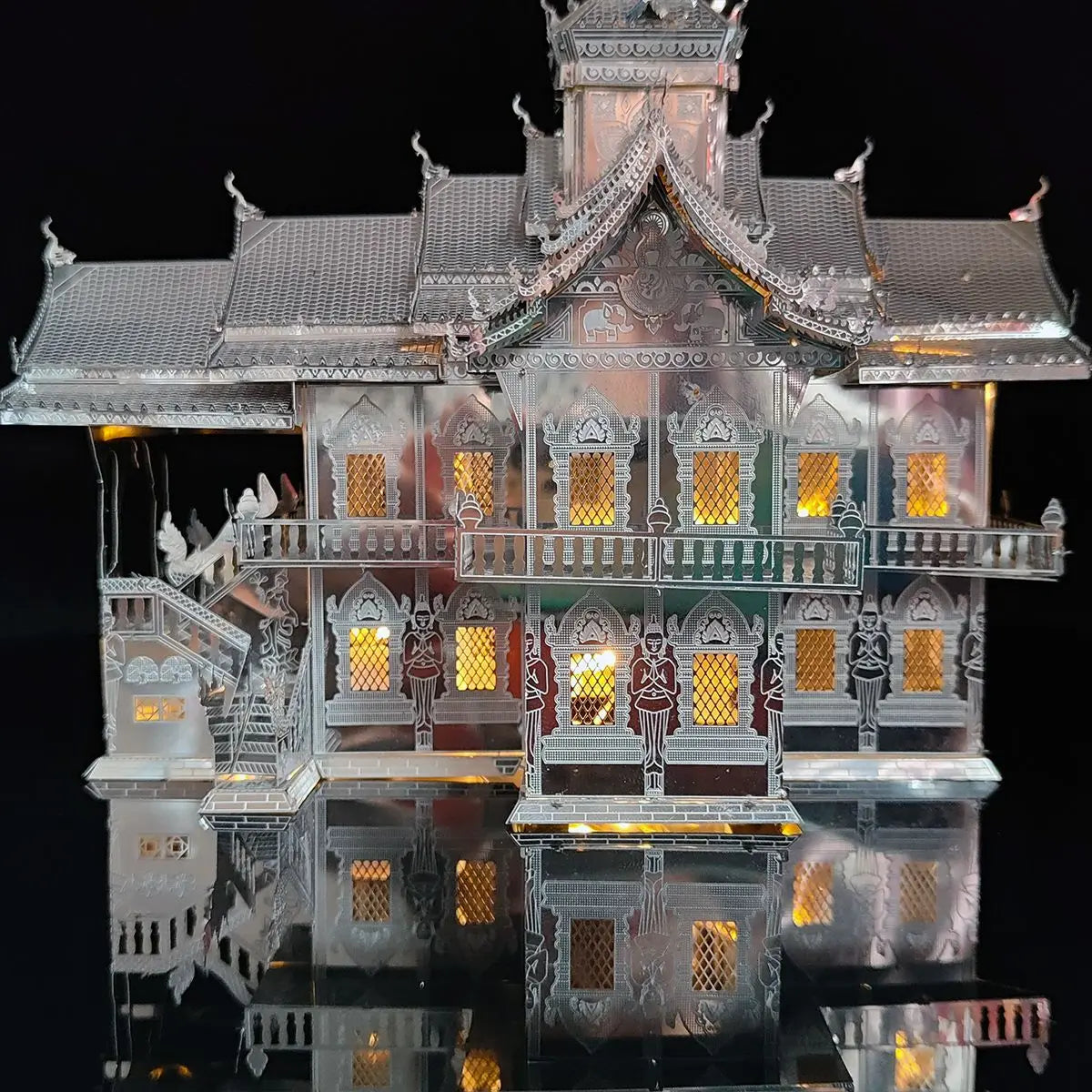 Chiengmai Temple 3D Metal Building DIY Handmade Puzzle