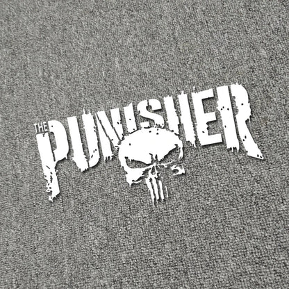 Punisher Reflections: Waterproof Helmet Decals & Stickers