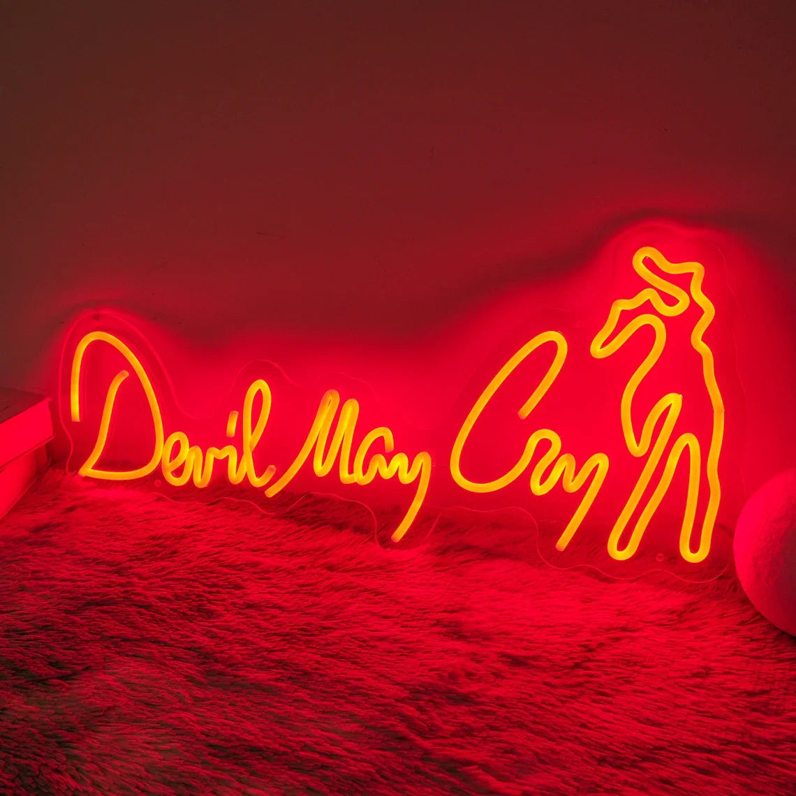 Neon Sign Devil01 May Cry