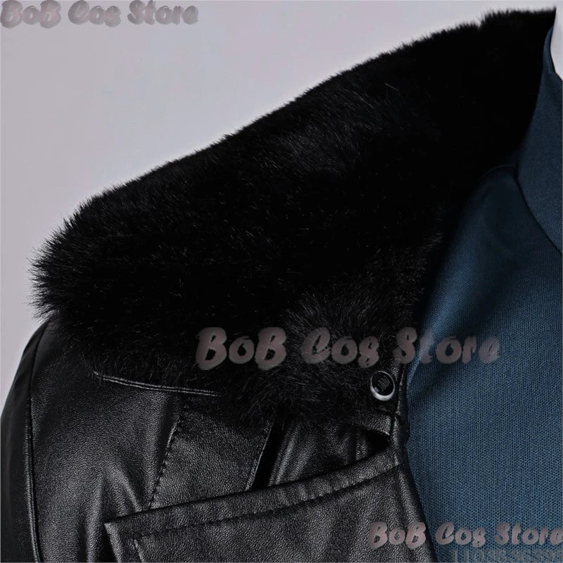 Leon Kennedy Cosplay Costume — Brown Leather Jacket & Tactical Set