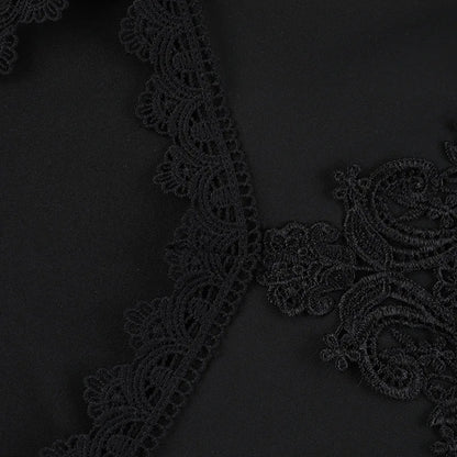 Gothic Velour Hooded Mini Dress