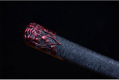 Kongfu Red Flame Training Sword - High Manganese Steel