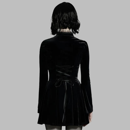 Gothic Velvet Elegance Dress