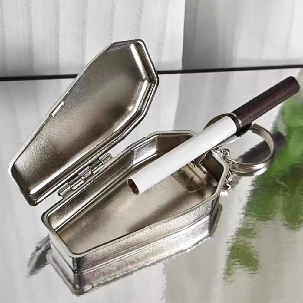 Coffin Keychain Ashtray: Chic & Portable Smokers’ Gem