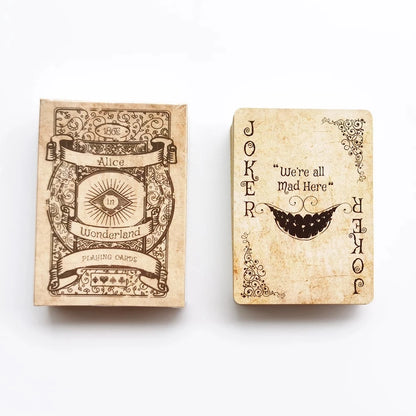 Alice in Wonderland Poker Cards Vintage