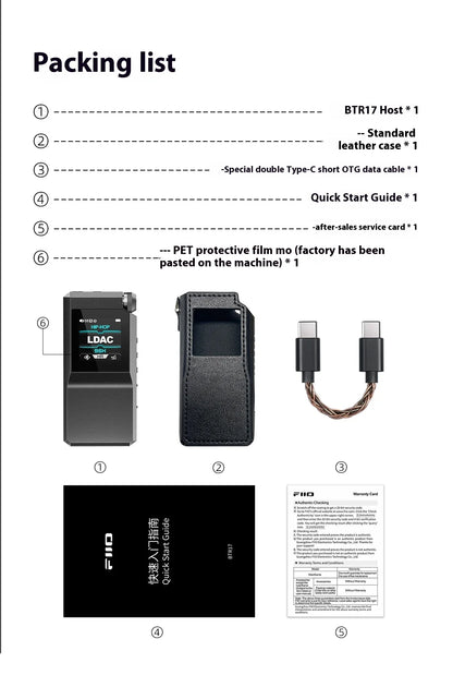 FiiO Audio Pro: HiFi Bluetooth Earphone Amplifier