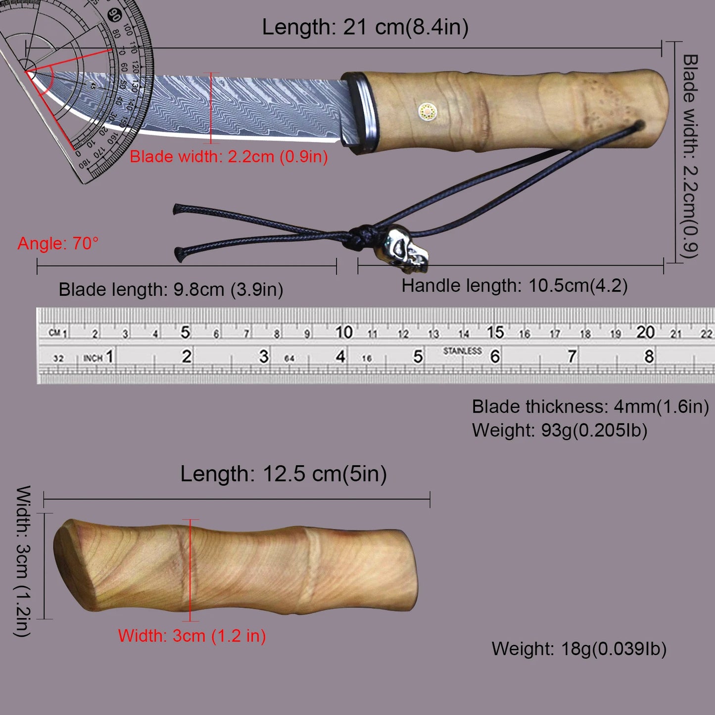 Bamboo Fest Damascus Jungle Knife Collection