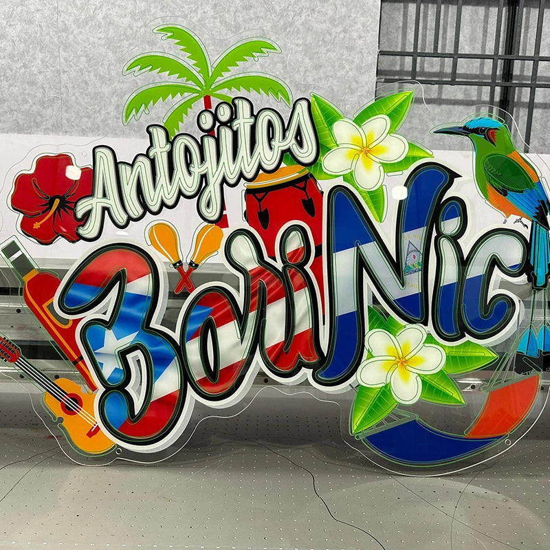 Neon Sign Artwork Acrylic Heart Led Light