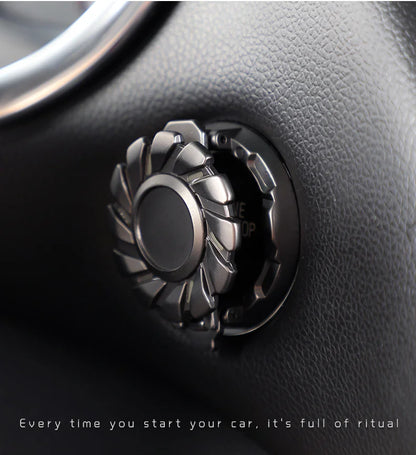 Metal Ignition Button Cover - One Click Start