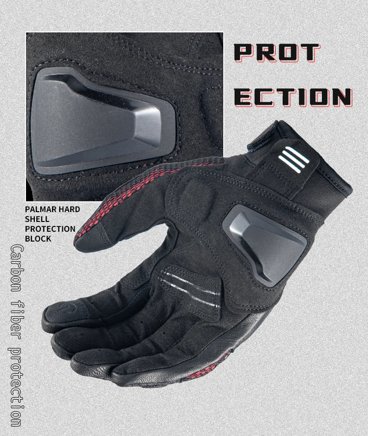 Star Field Knight Carbon Fiber Summer Bike Gloves
