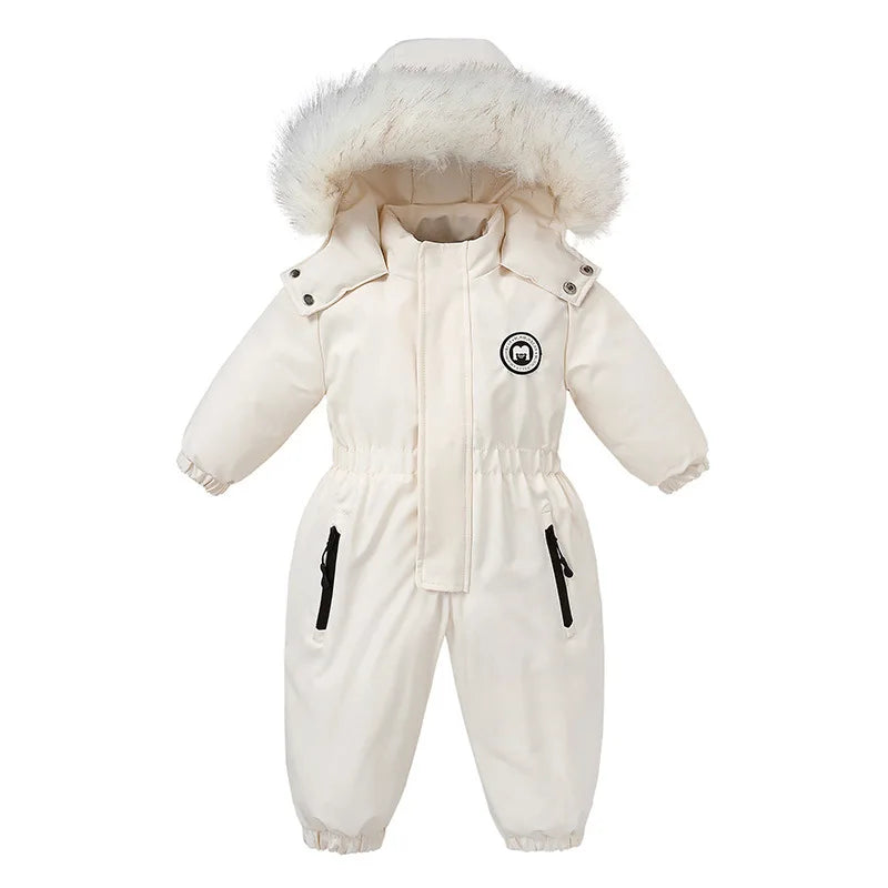 -30 Winter Baby Clothes Thicken Warm Jumpsuits