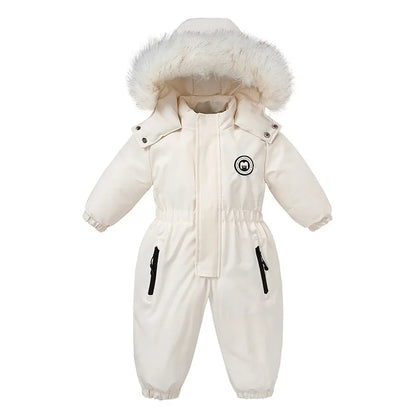 -30 Winter Baby Clothes Thicken Warm Jumpsuits