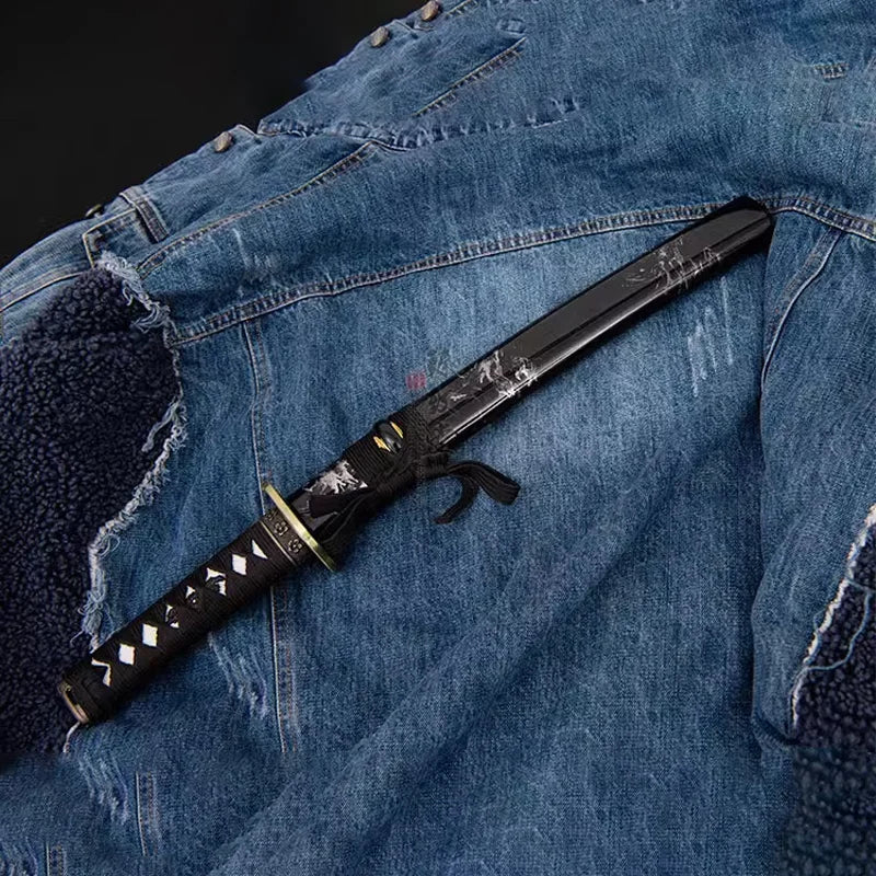 Rosewood Wakizashi Cosplay Knife - 53cm Toy Blade