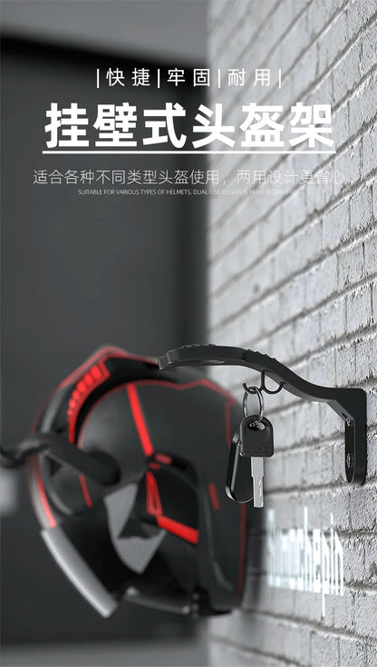 CFMOTO Motorcycle Helmet Storage Hooks - Wall Mount