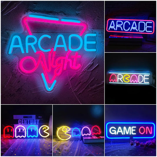 Arcade Night Custom Neon Sign Led Lights