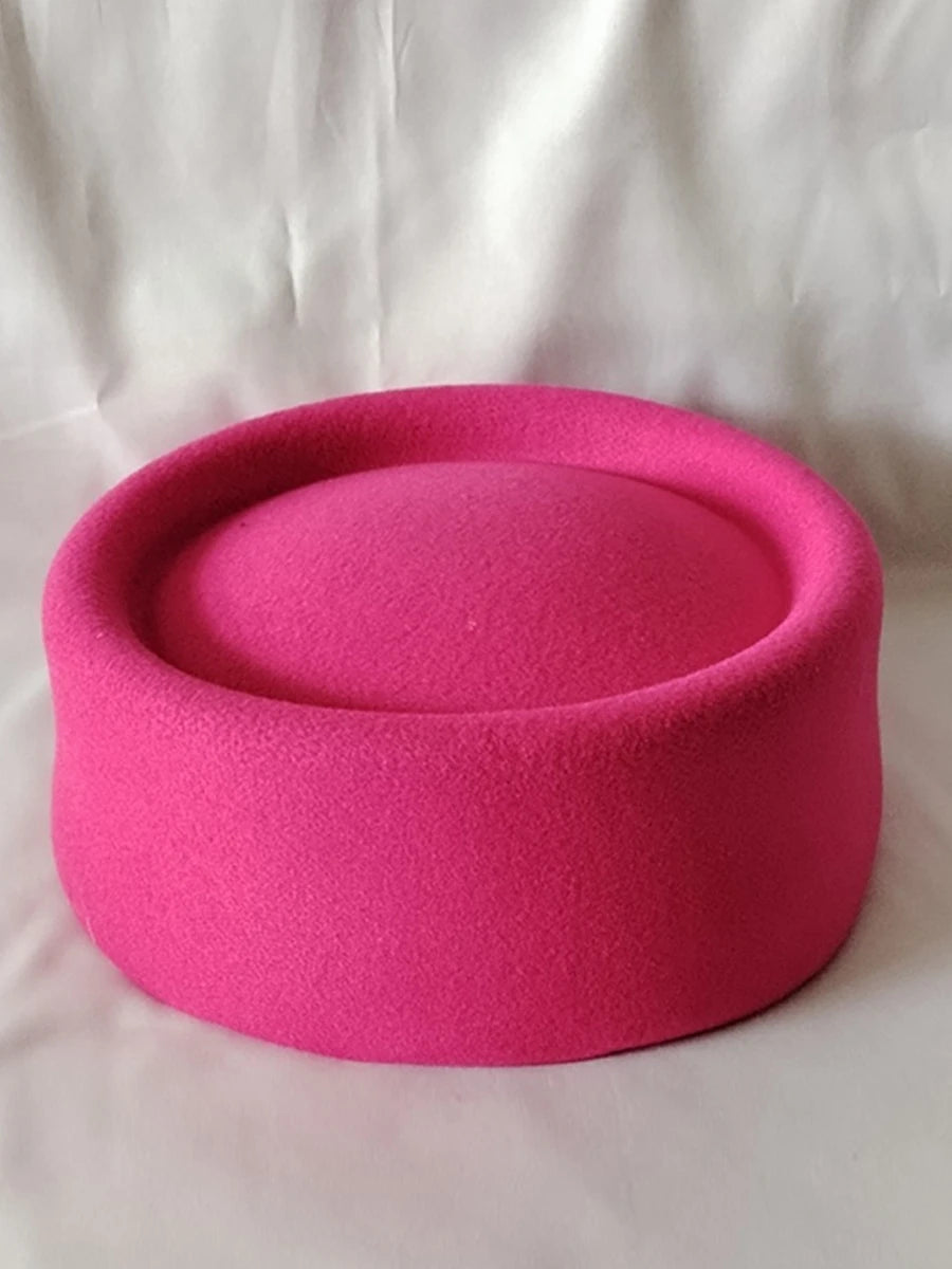 Wool Dome Beret — Hepburn Style Felt Hat