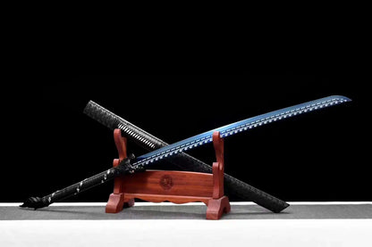 Dragon's Fury: Handmade Manganese Steel Battle Sword