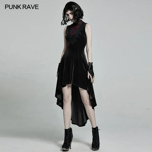 PUNK RAVE Gothic Velvet Dress