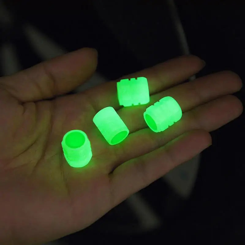 GlowBoost Night Valve Caps for Motorcycles