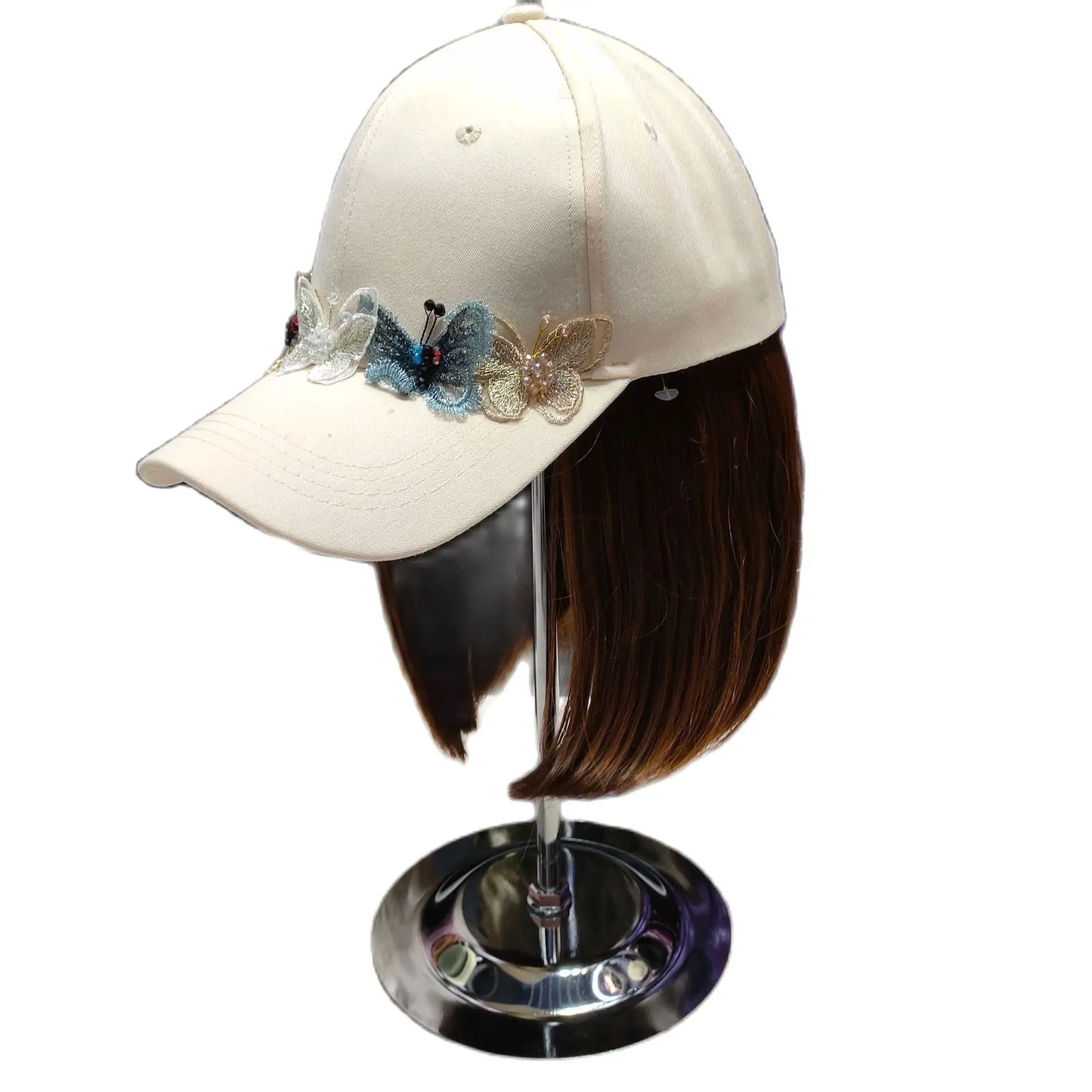 hair lady baseball bomber hat