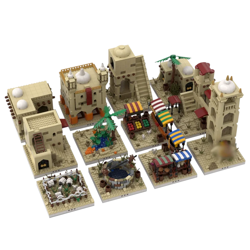 Building Blocks MOC Mos Space War Tatooine Eisley Cantina