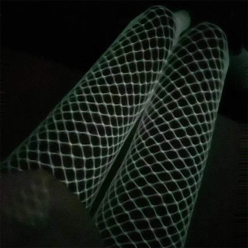 Leggings Tights High Waist Perspective Glow In The Dark Lingerie