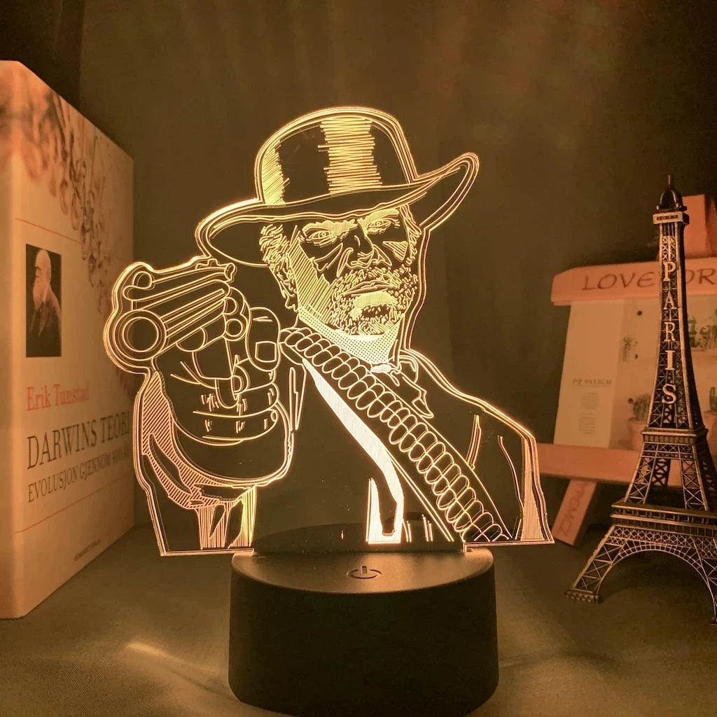 Game Red Dead Redemption Led Night Light