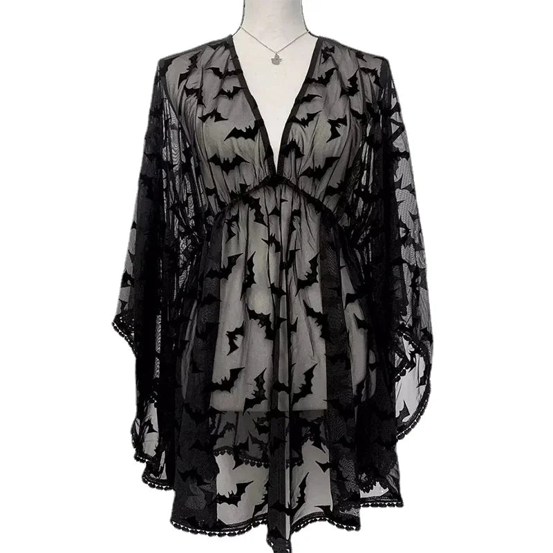 Chiffon Lace Nigh Club Dress for E-Girls