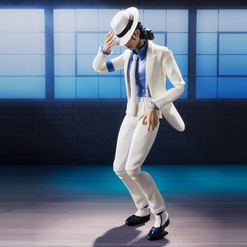 Michael Jackson Smooth Criminal Moonwalk Action Figure Collection Model  Figma 096 Michael Jackson MJ Thriller Graduation Gift