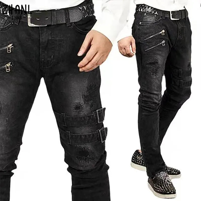 Plus Size Straight Jeans Man