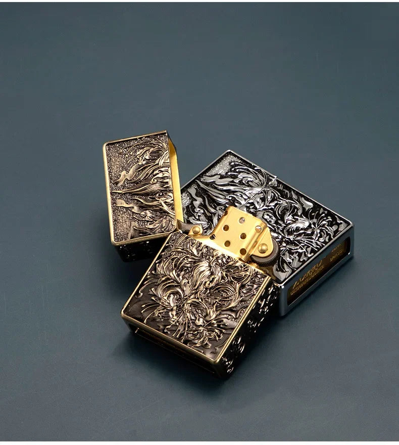 ZORRO Lux Fox Armor Kerosene Lighter Sculpture