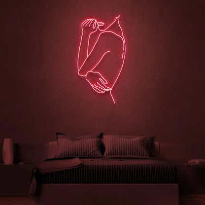 Female Body Neon Sign