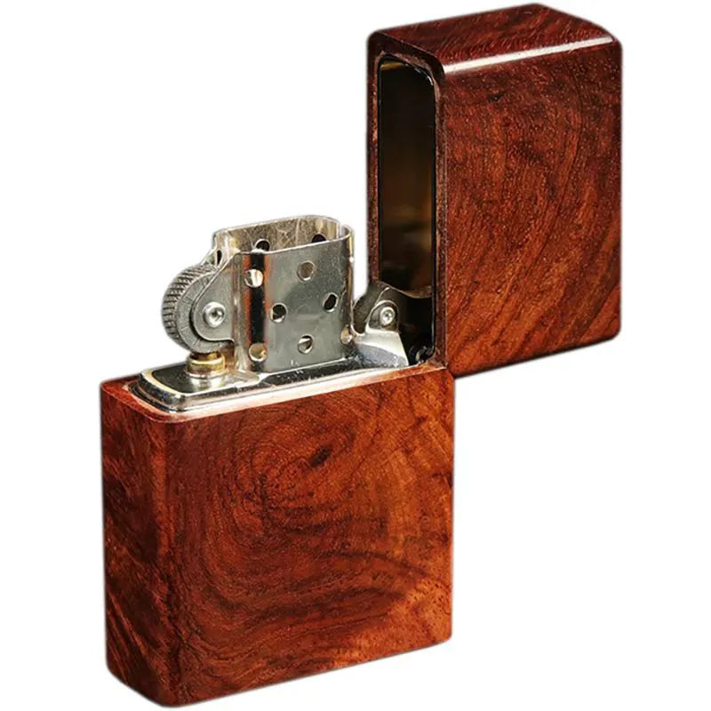 Mahogany Lighter Rosewood Hand-carved Kerosene