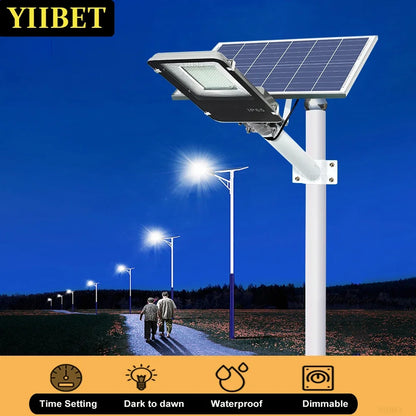 Wireless Waterproof LED Solar Street Lights Backyard