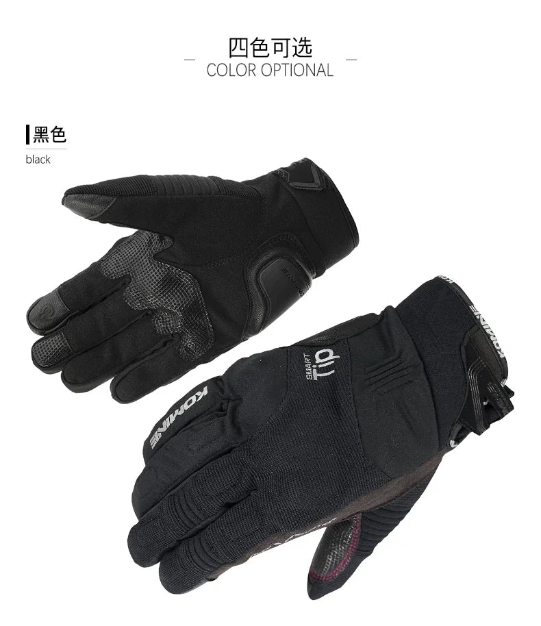 KOMINE GK-8184 EcoShield Warm Motorbike Gloves