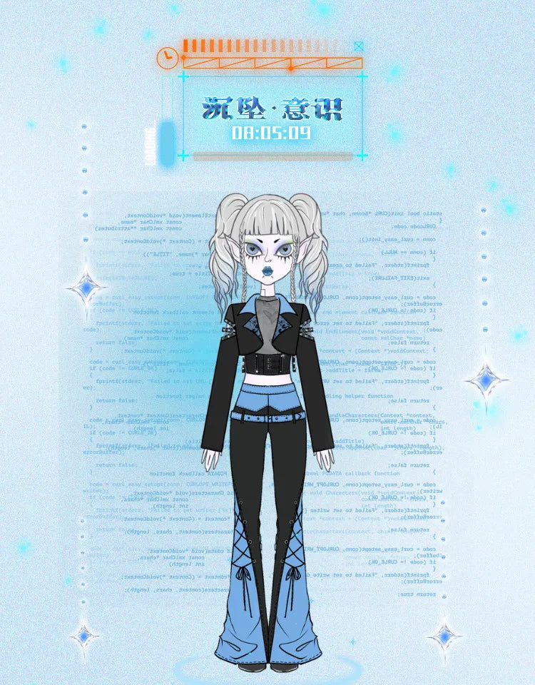 Mystic Charm: Y2K Noir Blazer for Enchanted Nights