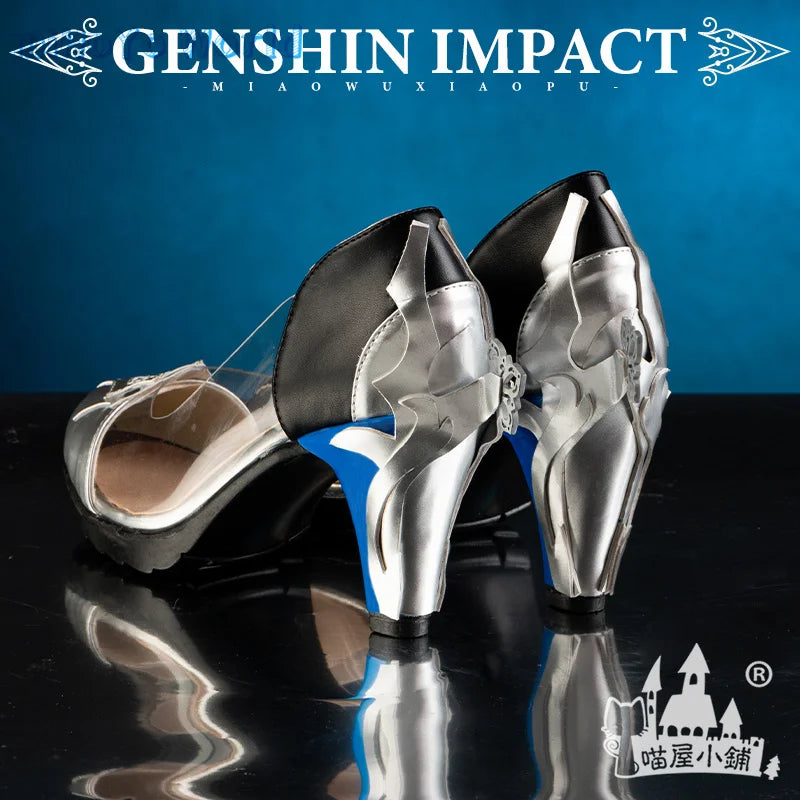 Game Genshin Impact Eula Cosplay Shoes Party