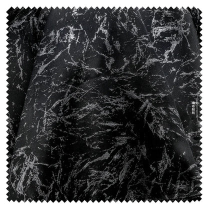 Silver Black Jacquard Fabric Creative Reconstruction Clothing