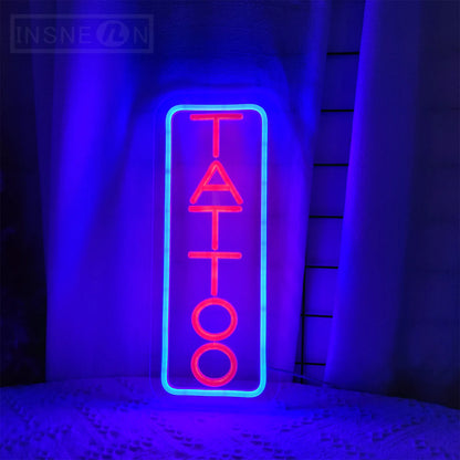 Neon Vibe: LED Tattoo Art Wall Light Decor