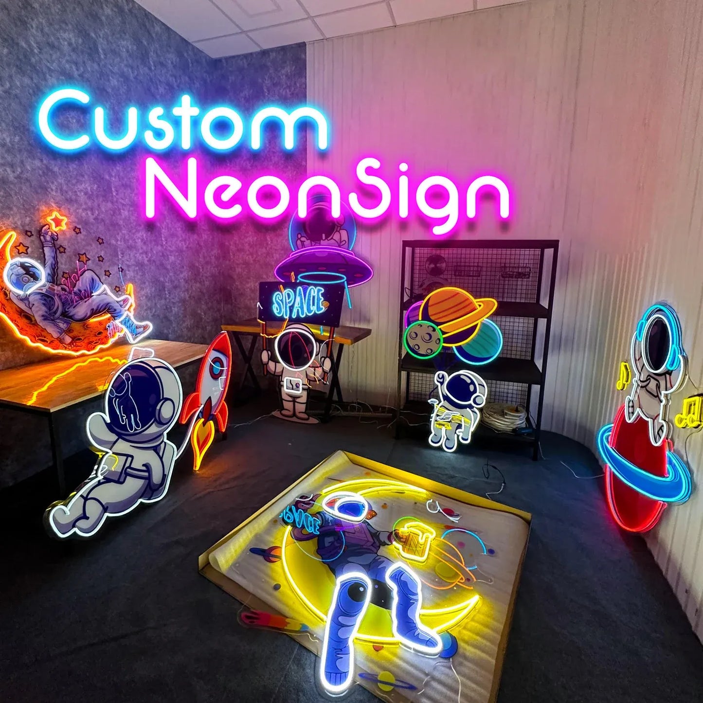 Custom Neon Sign Art Works Heart