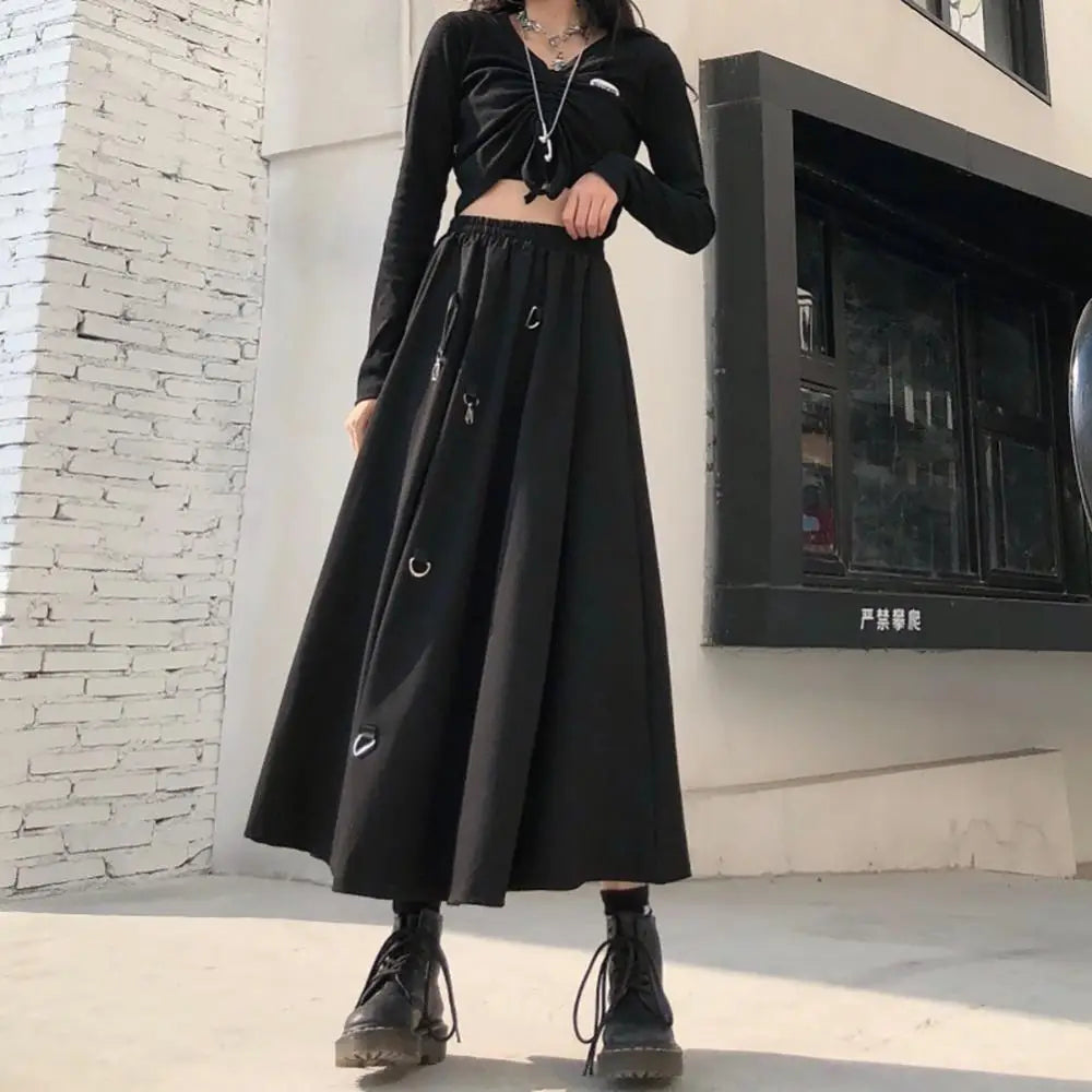 High Waist Cargo Skirts