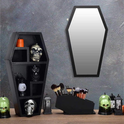 Gothic Style Coffin Storage Rack for Haunted House