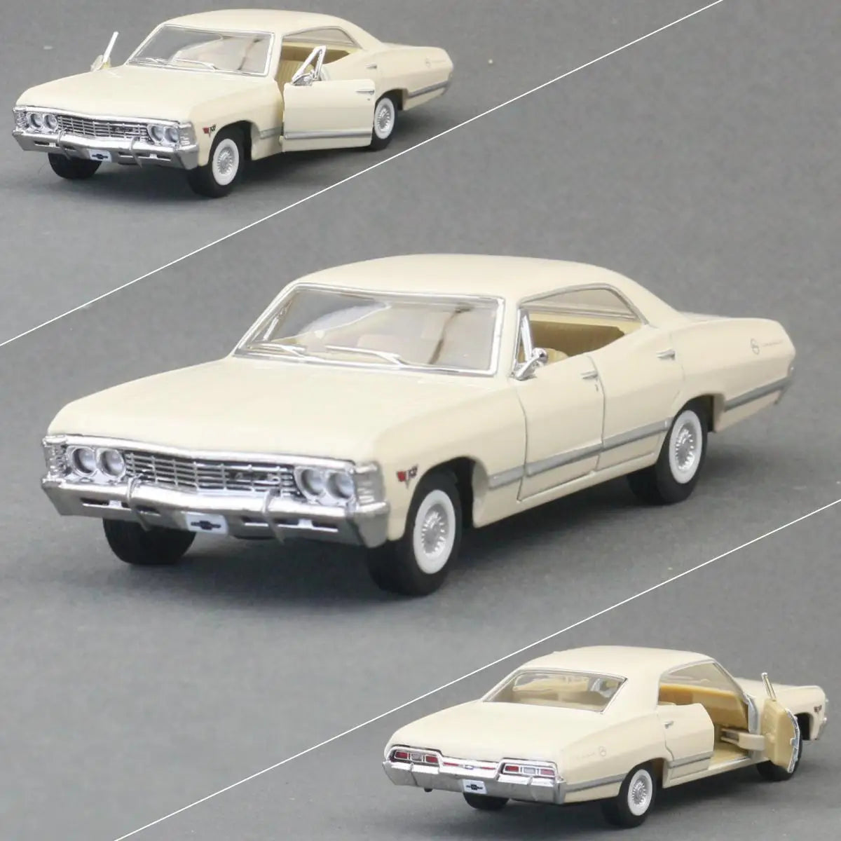 Chevrolet Impala 1967 Diecast Model — 1:43 Pull Back Miniature