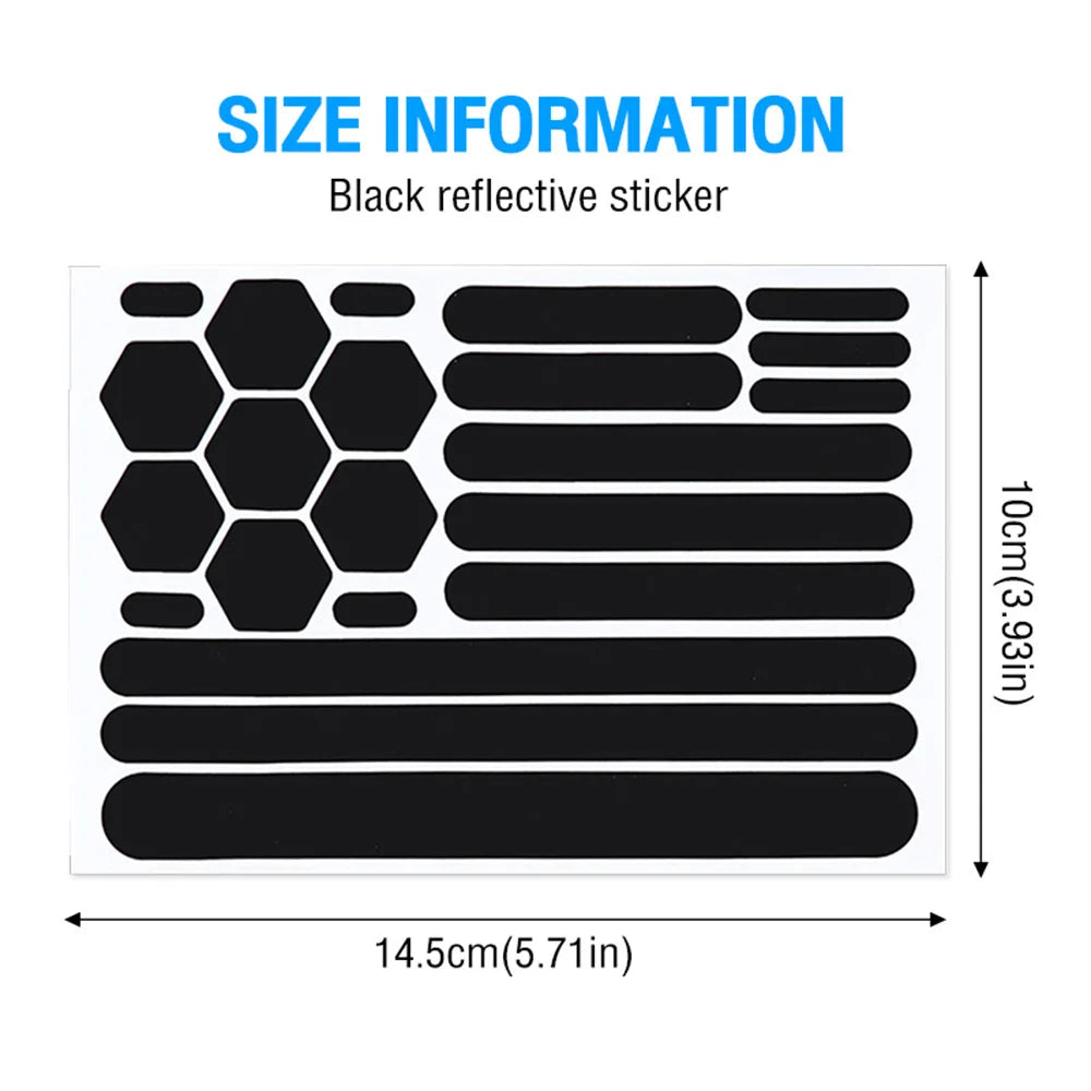 Stealthy Safety Stickers for Helmets & Gear