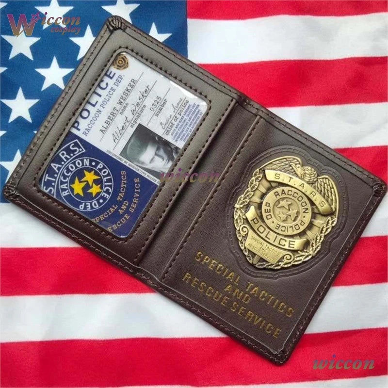 Resident Evil S.T.A.R.S. Cosplay Badge & ID Card Set