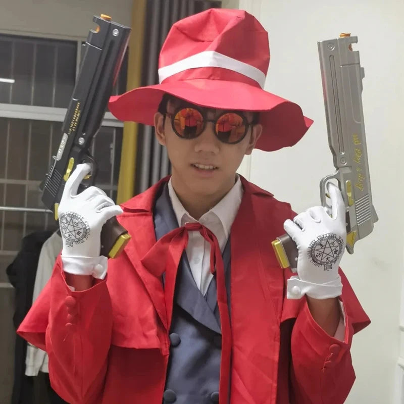 Hellsing Alucard Cosplay Gloves — Pentagram