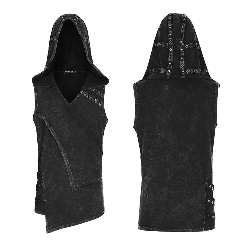 Rogue Knit Hooded Vest for Men
