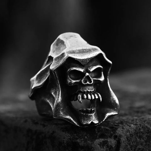 Vintage Punk Stainless Steel Skull Rings