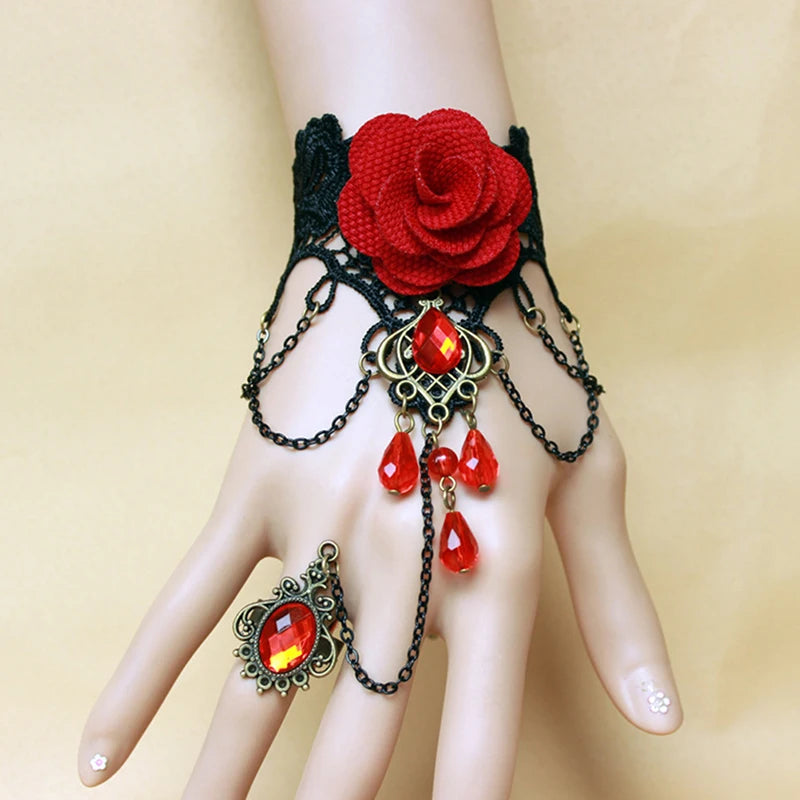 Vintage Steampunk Gloves Wrist Cuff