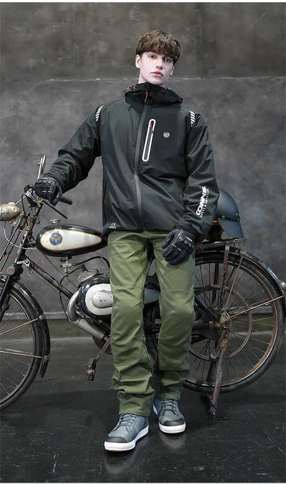 KOMINE GK-856 Windproof Sheepskin Moto Gloves